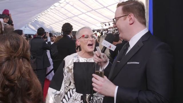 OITNB: Lori Petty Fan Girls Over Matt Bellassai & Plays 'Never Have I Ever' | SAG | INSTANT