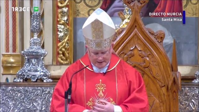 Santa Misa de hoy, Domingo de Pentecostés, en la Catedral de Murcia, 28-5-2023
