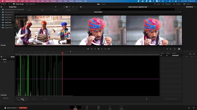 DaVinci Resolve  - Scene Cut Detection