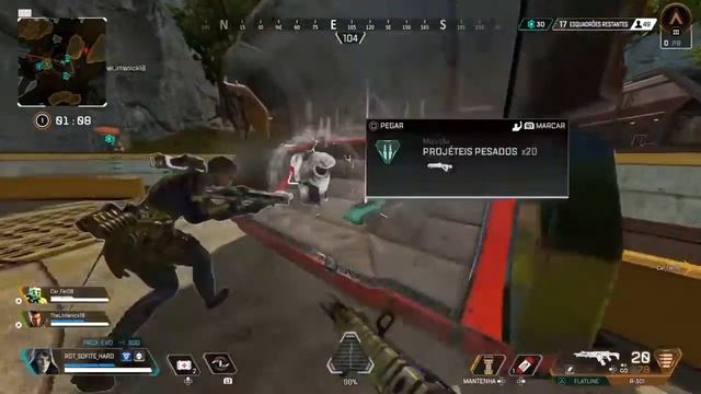 FOI NA COVARDIA APEX LEGENDS BROTA X1