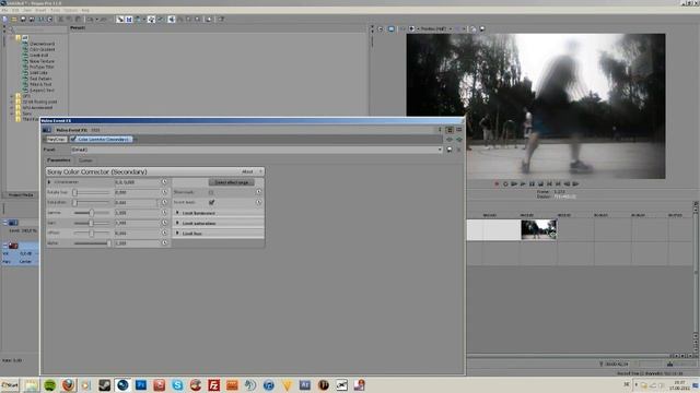 How to make a COLOUR BYPASS in Sony Vegas