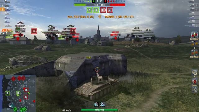 Rhm.-B.WT: 6000 Damage , 3 Frags - WOT BLITZ -