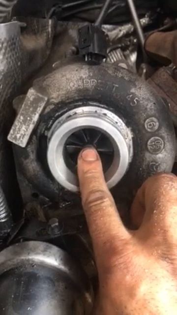 мерседес w211 поломка турбины. Ремонт турбины.