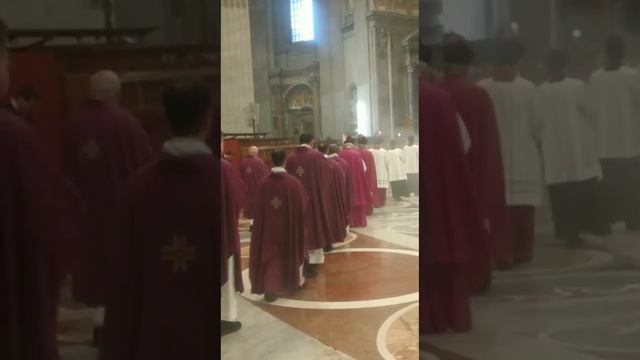 Ostensione della S.Reliquia del Velo della Veronica.Basilica di S.Pietro in Vaticano.Cappella Giuli