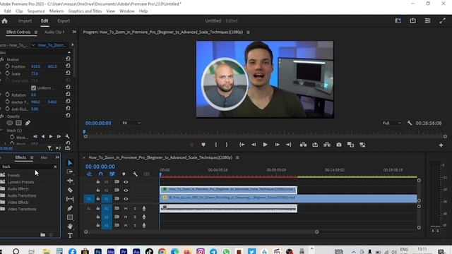 how to crop video on adobe premiere pro 2023 & stroke to it #crop @tutvid @VideoCopilot
