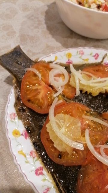 Ужин П П камбала в духовке