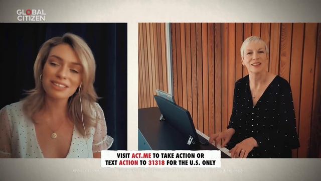 Annie & Lola Lennox perform "There Must Be An Angel" | One World: Together At Home