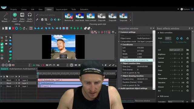 How To Input An Audio Spectrum Using VSDC Video Editor Free
