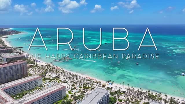 Aruba in 4K Drone Footage (ULYTA HD) - Carribean Beach & Island Paradise Landscape...