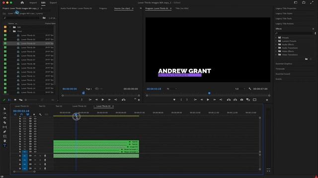 Free Template For Adobe Premiere Pro | Lower Thirds. #videoediting #editing #premierpro