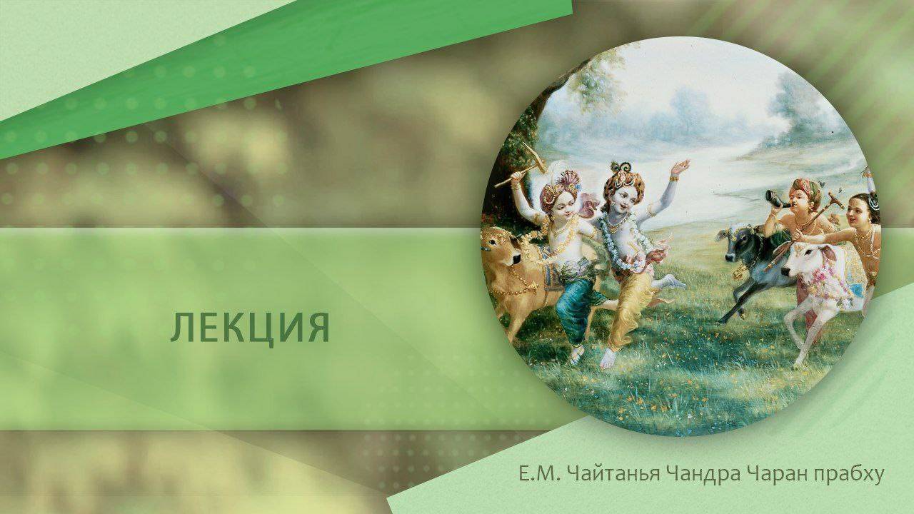 04.04.2025 Шри Чайтанья Бхагавата, глава 1, т. 1 - Е.М.Чайтанья Чандра Чаран прабху. Вриндаван Парк
