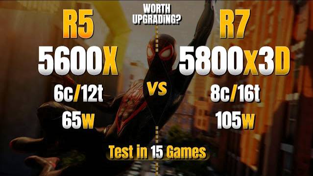 AMD Ryzen 5 5600X vs Ryzen 7 5800x3D : Test in 15 Games | Ultimate Comparison🔥