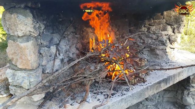 Homemade juicy sausages grilled in the mountains. BBQ Brothers #cooking #nature #ohrid