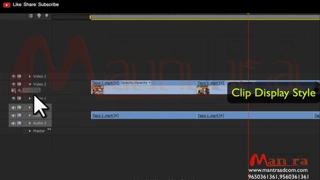 #32 Adobe Premiere Pro | Learn Video Editing | Timeline Display | Training Tutorial Course Hindi