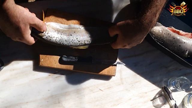 Тrout Fish Cooked in a Wood-Fired Oven