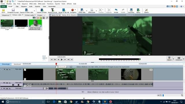 COMMENT AVOIR VIDEOPAD GRATUITEMENT + FOND VERT