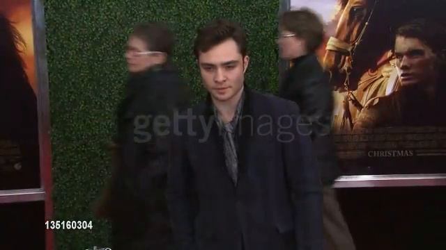 Ed Westwick War Horse premiere