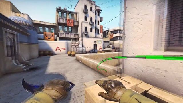 РАСКИДКА СМОКОВ НА DE_DUST2 FROM MOXIE