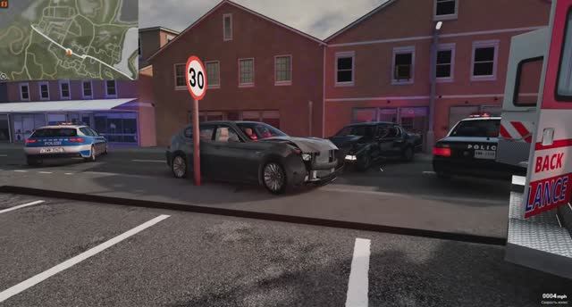 BeamNG.drive  авария 2 анимация