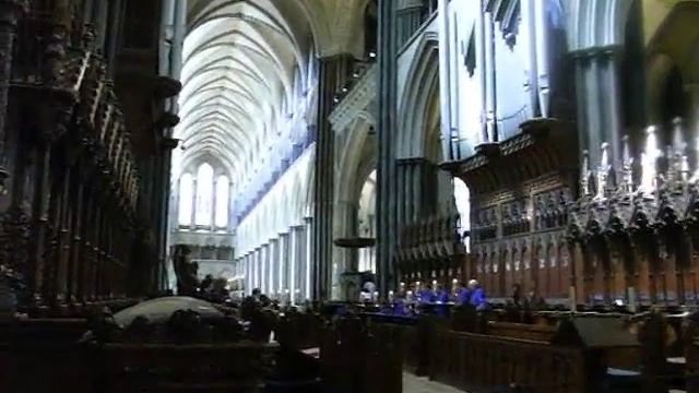 Choir in Salisbury Cathedral.m4v