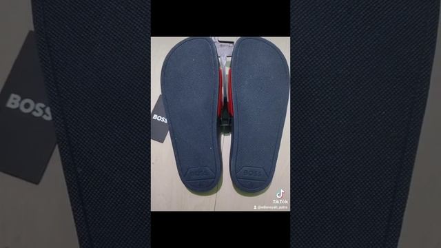 hugo boss jacket,sandal,tas dan crewneck