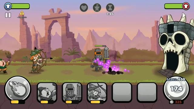 Tower Conquest #1  прошли локацию нежити