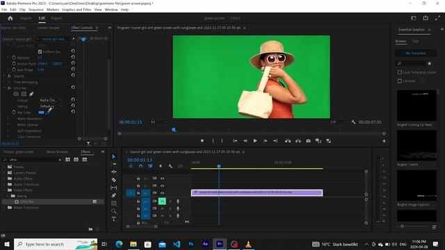 (EASY) How to Green Screen Tutorial In Adobe Premiere Pro (STEP BY STEP)