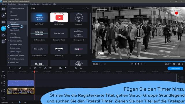Wie Sie einen CAMCORDER EFFEKT hinzufügen | Videobearbeitung (Tutorial 2022)