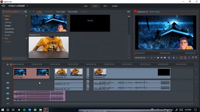 Learn Editing on Lightworks in 3 minutes (Hindi)