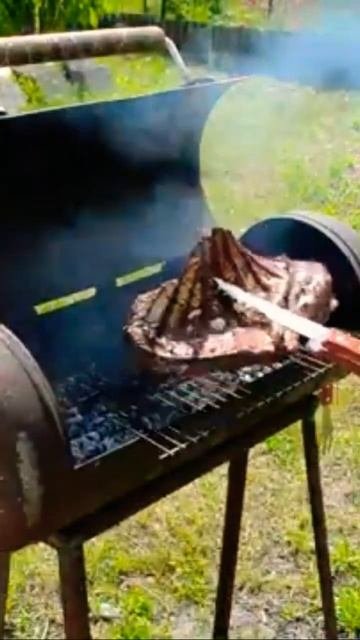 Вкуснейший бараньи ребра на мангале! С Димасом!!!😜😜😜