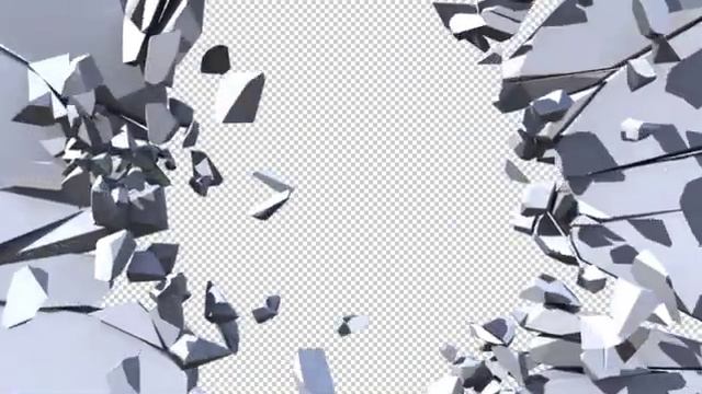 Video with Alpha - Wall Fracture