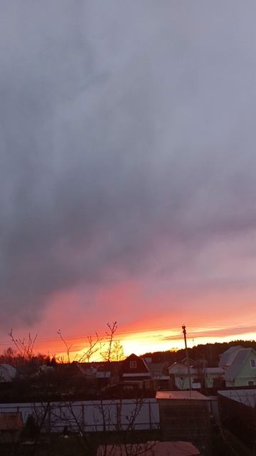 Закат солнца.