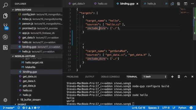 19 c++ addon