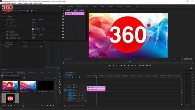Struggling With Resizing Photos in Premiere Pro? Fix it With a Single Click Using This Method