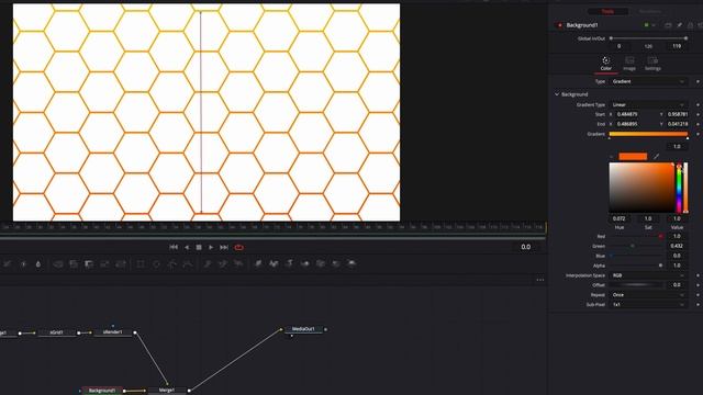 How to Build Hexagon Honeycomb Background Patterns in DaVinci Resolve 17 | Fusion Shape Tutorial