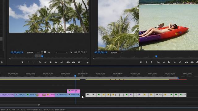 【Premiere Pro入門】思い出を作品にしよう 6/12 画像の同時表示｜－アドビ公式－