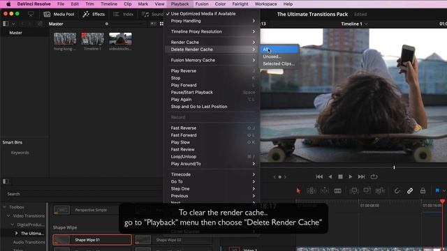 [DP669] The Ultimate Transitions Pack V2 - DaVinci Resolve - Tutorial