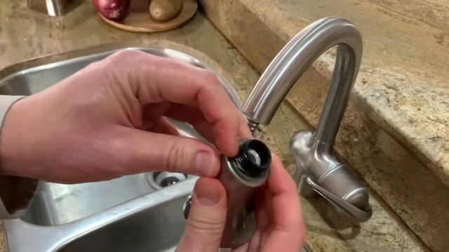 Kitchen Faucet Leak Repair Spout