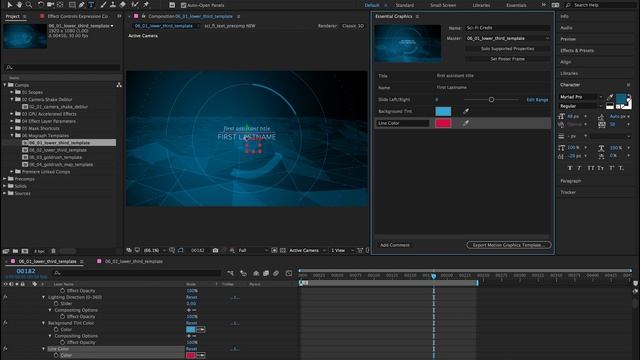 Motion Graphic Templates in After Effects CC (April 2017) | Adobe Creative Cloud