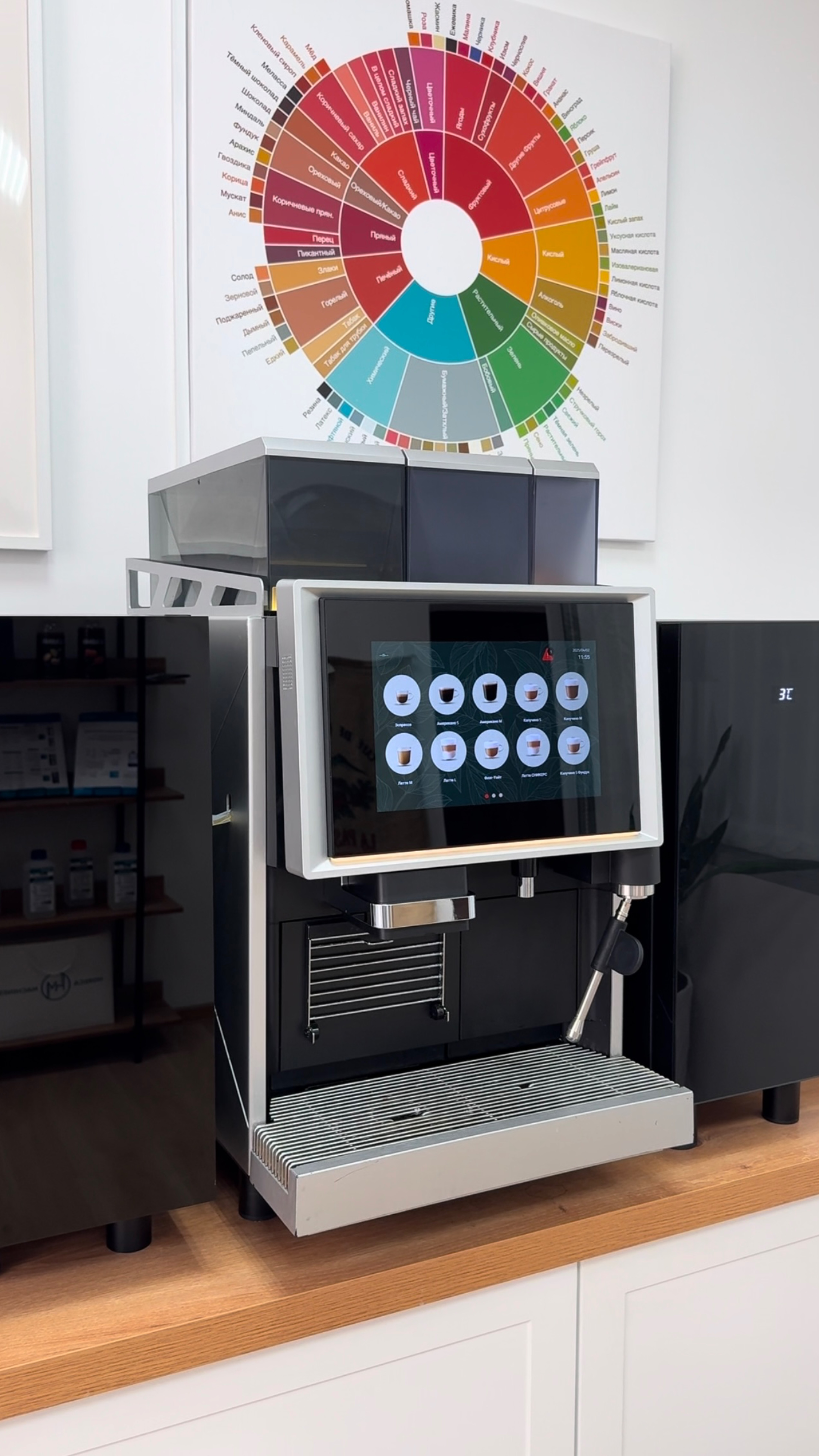 Комплект Ultra Pro:
Кофемашина Horeca Machines Y580C
Холодильник С5
Сиропная станция S4