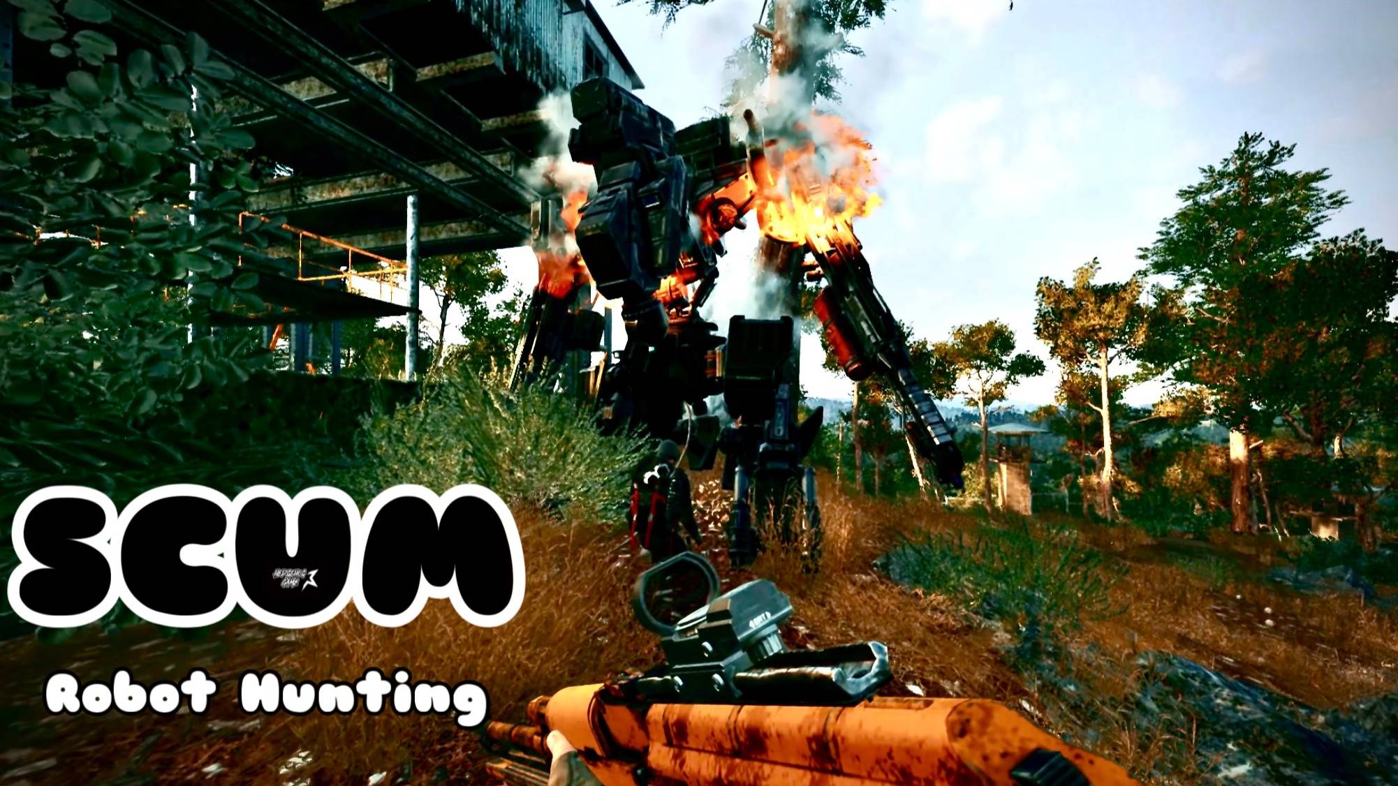 🔥SCUM🔥 ОХОТА НА РОБОТОВ