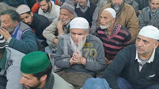 Thousands offer Shab-e-Barat Night prayers at Dargah Hazratbal Shrine in Srinagar