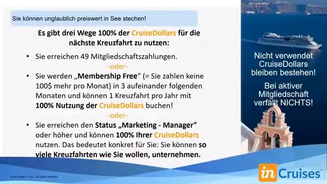 Презентация InCruises на немецком языке   Präsentation in deutscher Sprache