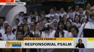 GMA7 Specials: Responsorial psalm at papal mass at Manila Cathedral
