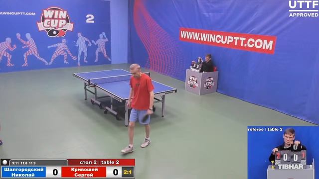 Шалгородский Николай Кривошей Сергей Турнир Восток 2  WIN CUP 03.05.2021. Прямой эфир Зал 2.