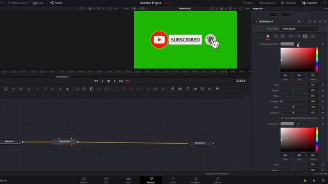 ഗ്രീൻ സ്ക്രീൻ എങ്ങിനെ റീമുവ് ചെയ്യാം - Green screen removal in Davinci Resolve 16 - Malayalam