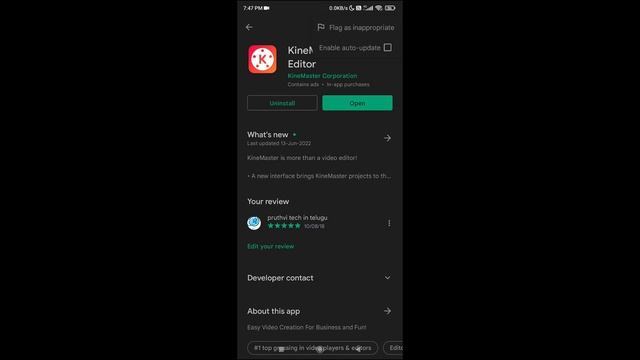 disable apps update || mod kinemaster as original no pro