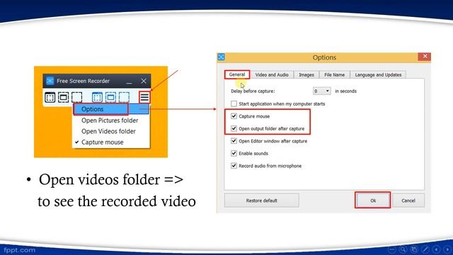 Free screen video recorder
