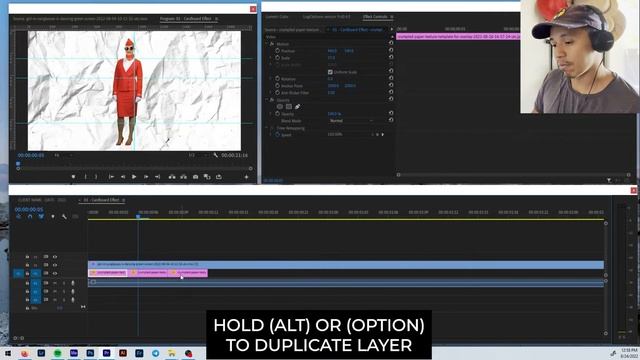 Moving PAPER TEXTURE  Background Effect - Premiere Pro Tutorial