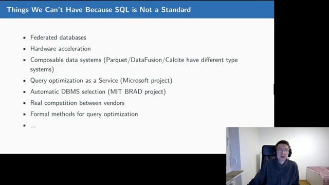 Towards Sanity in Query Languages. Viktor Leis and Thomas Neumann